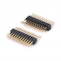 1.27mm 间距排针，卧贴表贴型