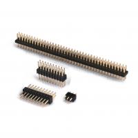 1.27mm 间距排针，直插焊板型