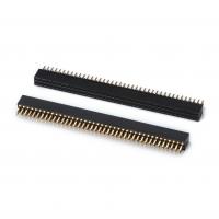 1.27mm 间距排母，直插焊板型